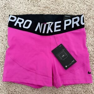 NWT Nike Women's Pro Fuchsia Athletic Shorts